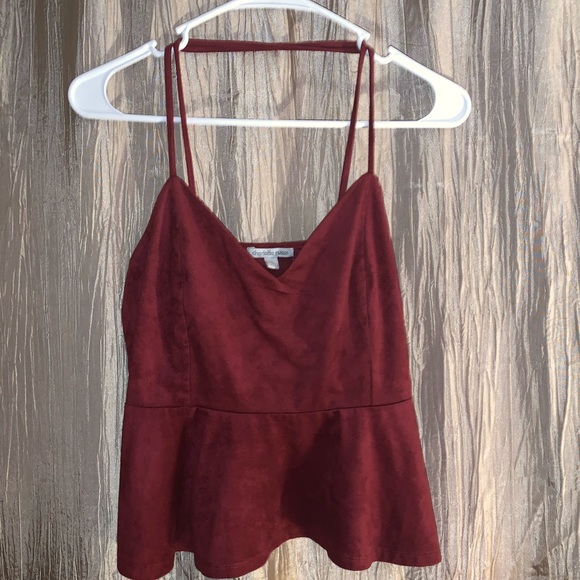 Charlotte Russe Tops - Peplum slightly cropped blouse